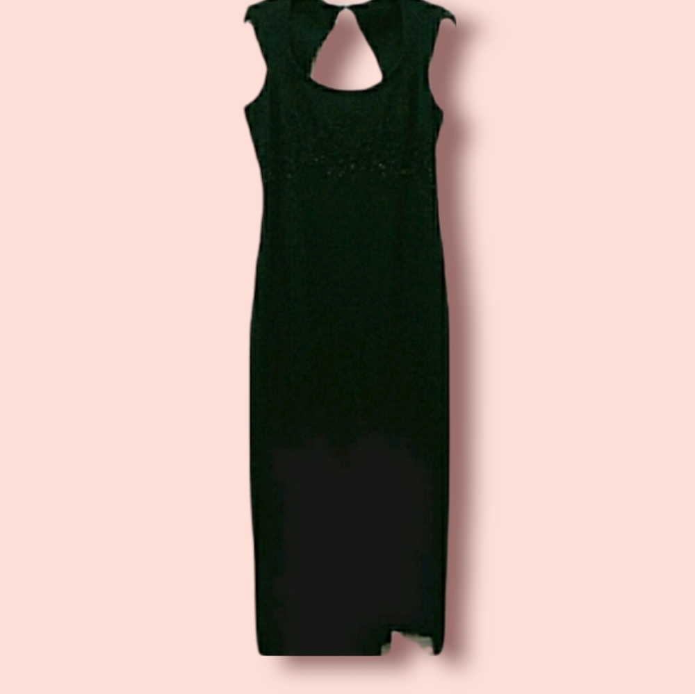 CAROLE LITTLE  Black Evening/Formal Maxi Dress